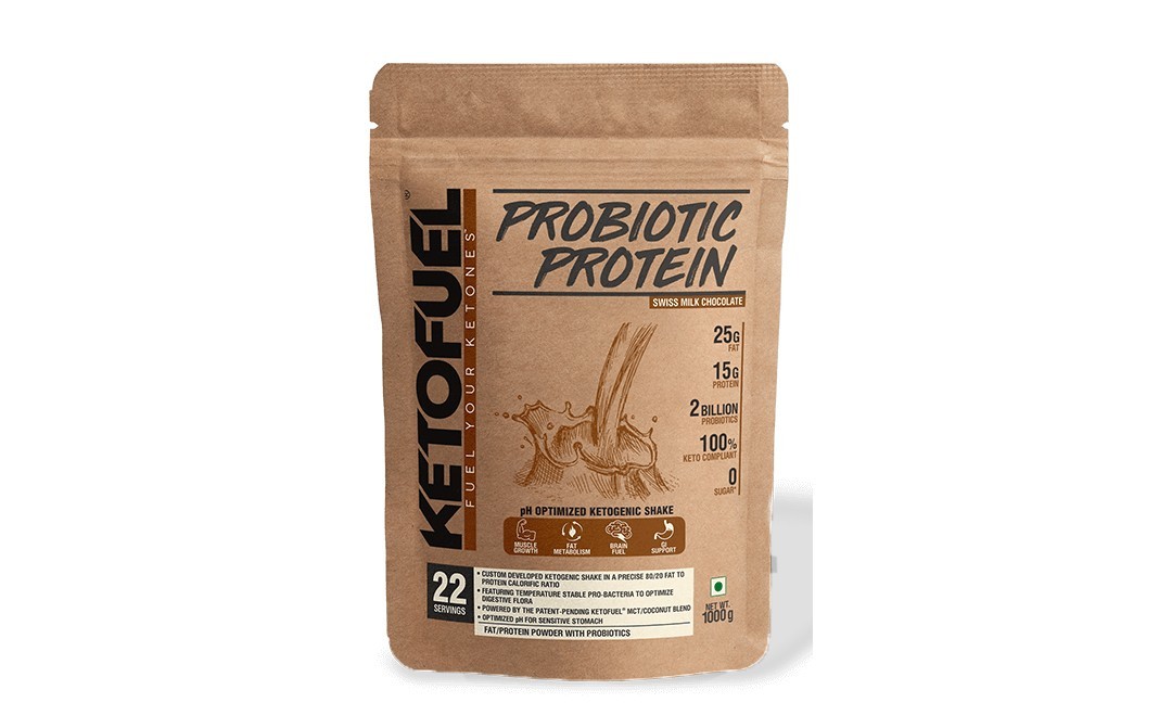 Ketofuel Probiotic Protein Swiss Milk Chocolate   Pack  500 grams